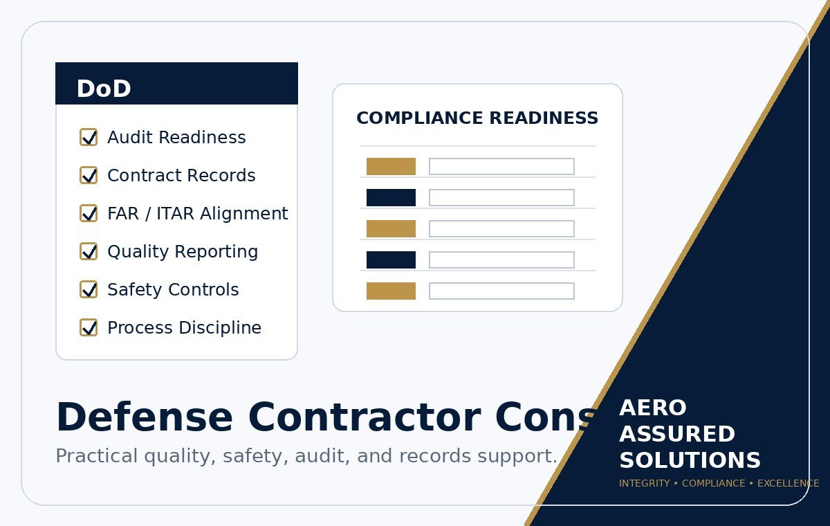 Defense contractor quality consulting